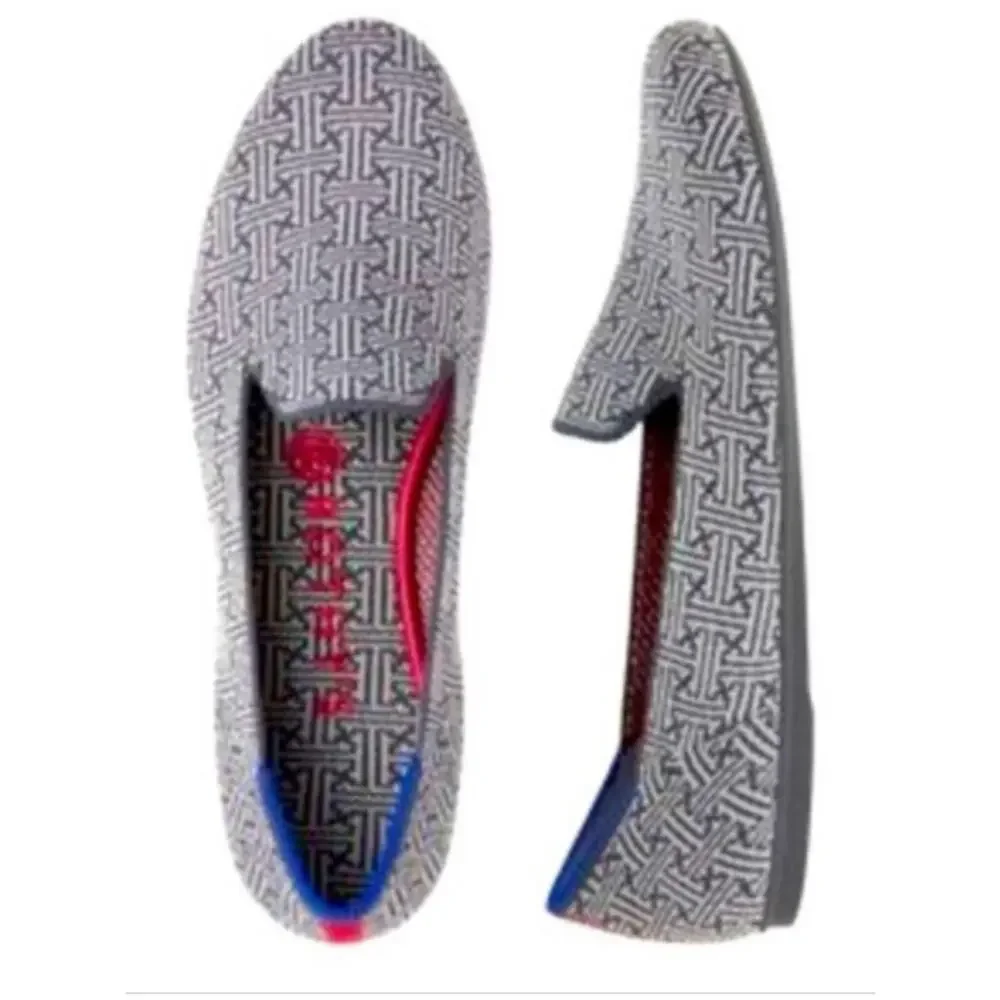 Rothy's size 9 Grid gray charcoal woman's Loafers